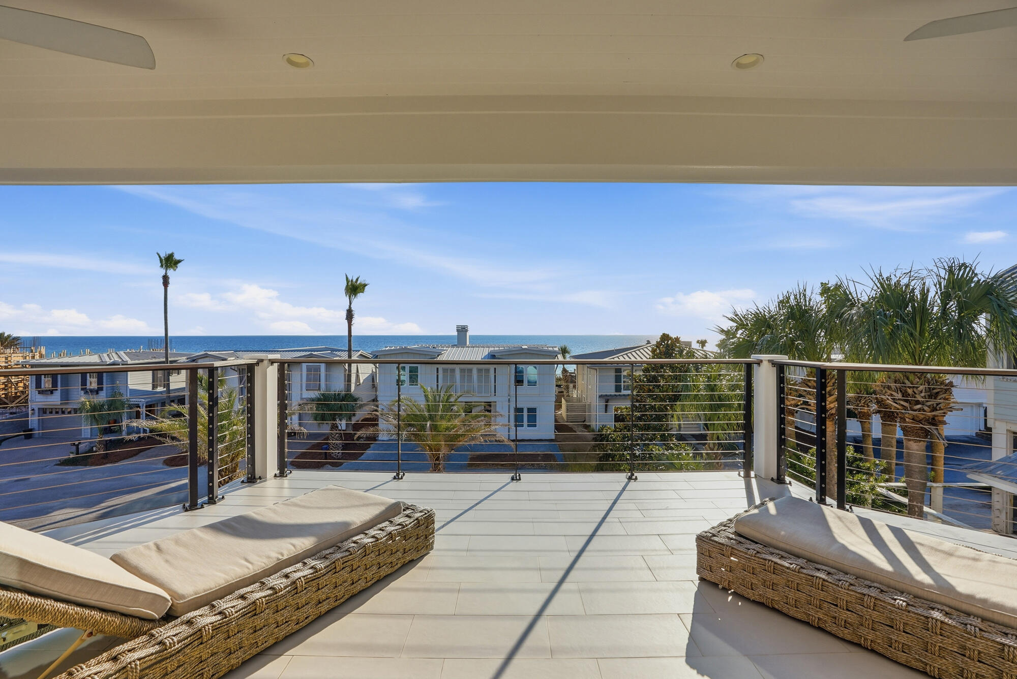 327 Sand Cliffs Drive Inlet Beach, FL 32461 - Photo 53 of 70 a balcony with view of the ocean