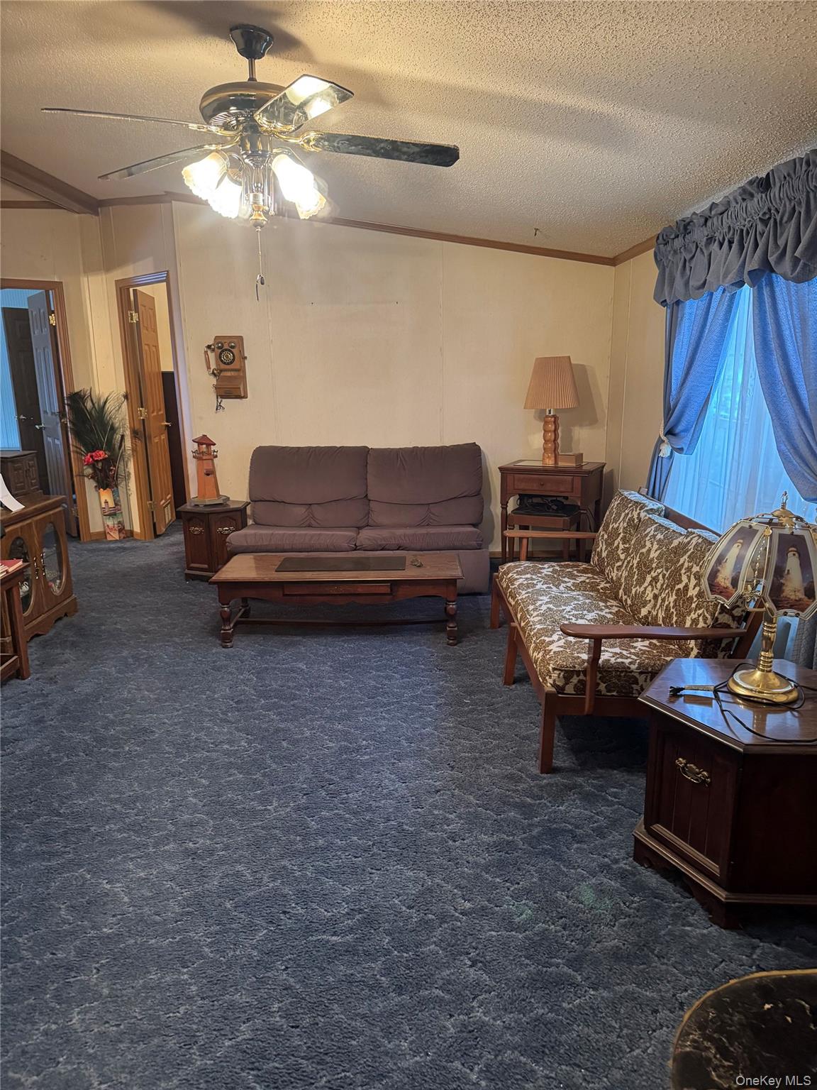 165 Benton Hollow Road Livingston Manor, NY 12758 - Photo 13 of 18 a living room with furniture and a flat screen tv