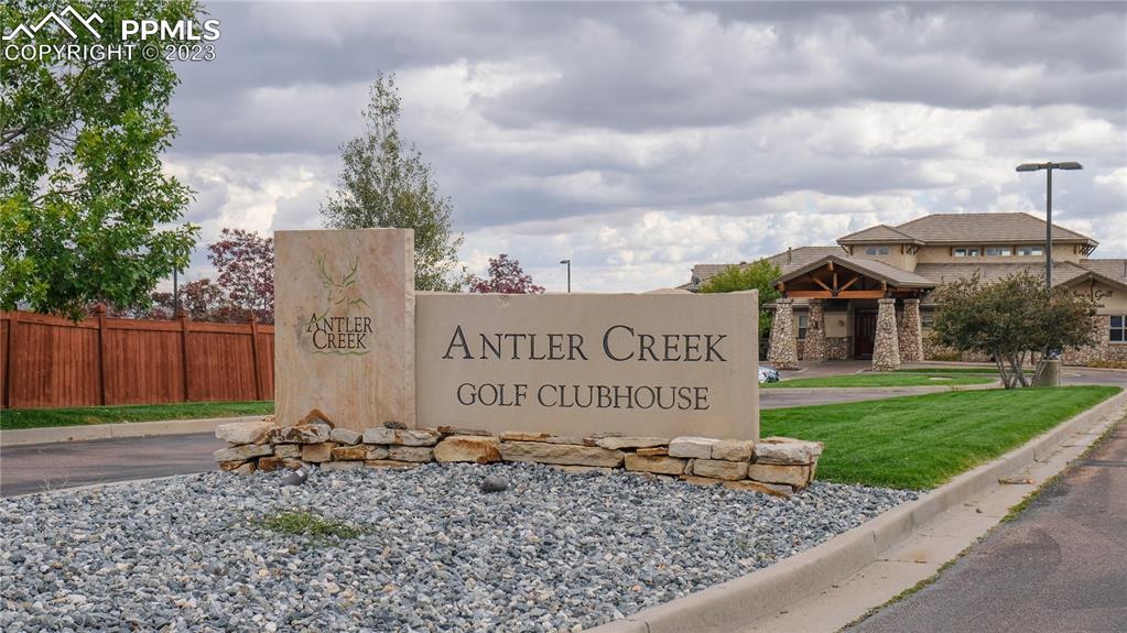 10723 Rolling Mesa Drive Peyton, CO 80831 - Photo 10 of 27 a sign on the side of the road