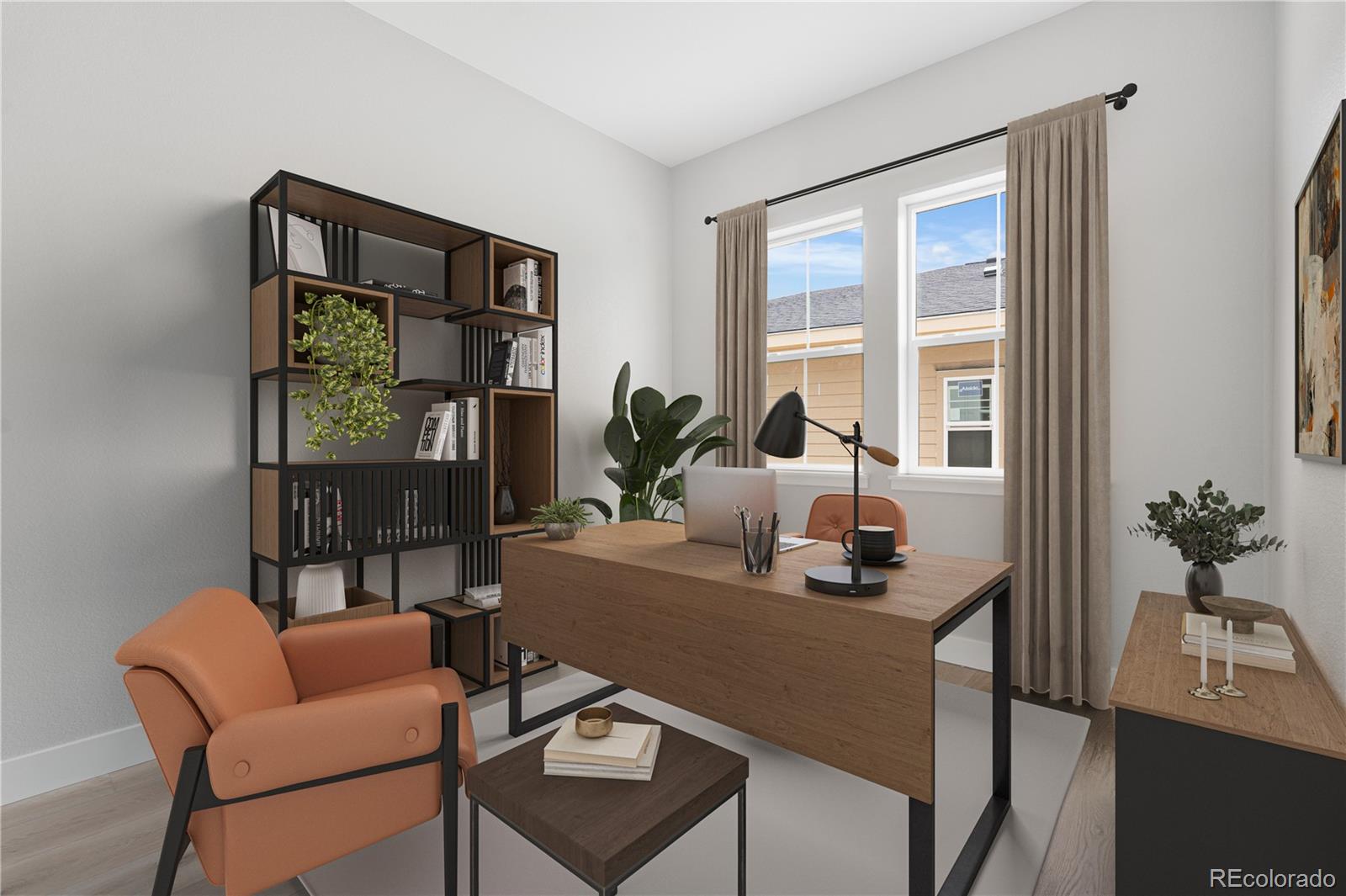 7317 Timberstone Street Castle Pines, CO 80108 - Photo 16 of 49 a dining room with furniture and window
