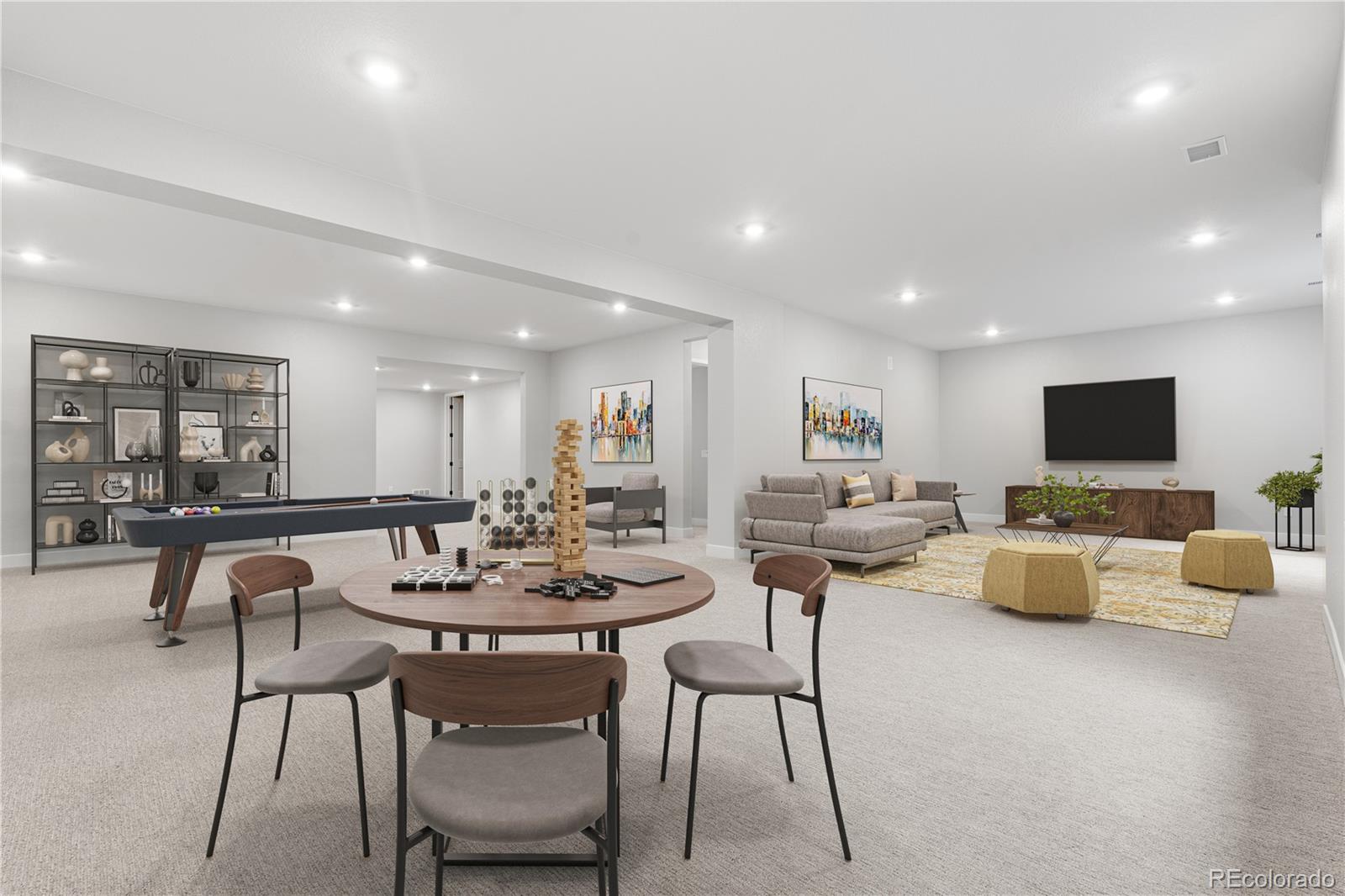 7317 Timberstone Street Castle Pines, CO 80108 - Photo 18 of 49 a view of a dining room with furniture