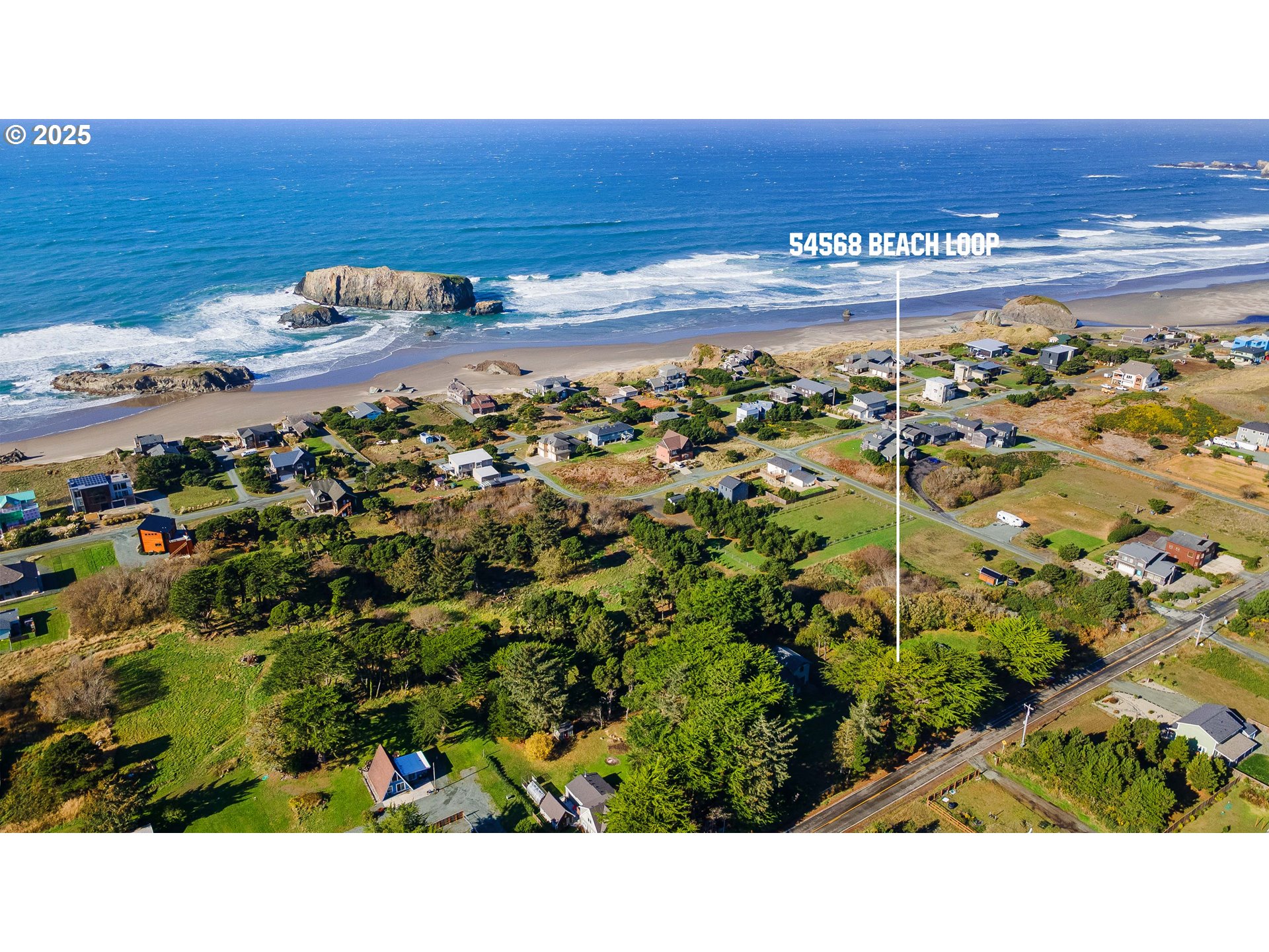 54568 Beach Loop Road Bandon, OR 97411 - Photo 3 of 38 a black and white photo of a building