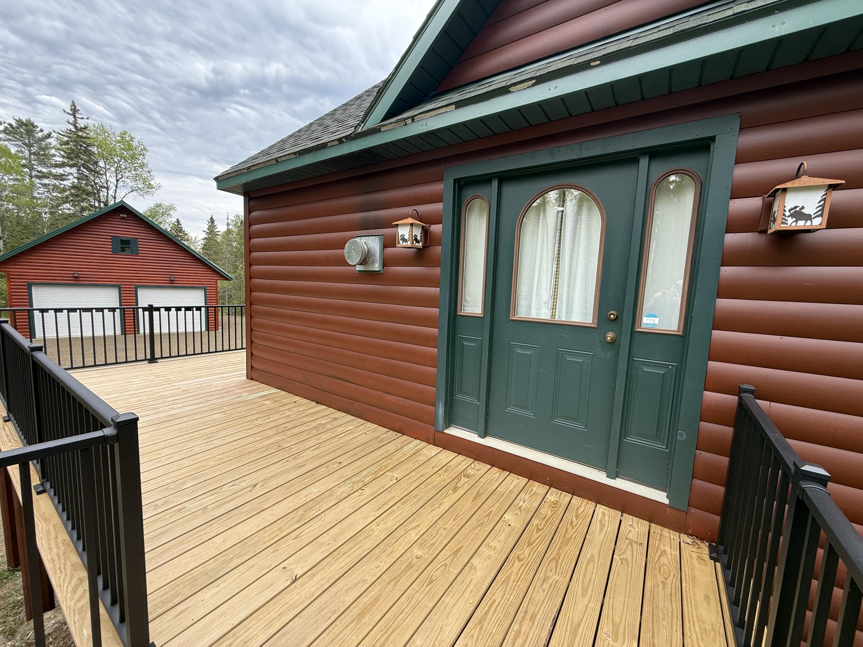 60 Targett Road Rangeley, ME 04970 - Photo 10 of 53 Front Door - Deck