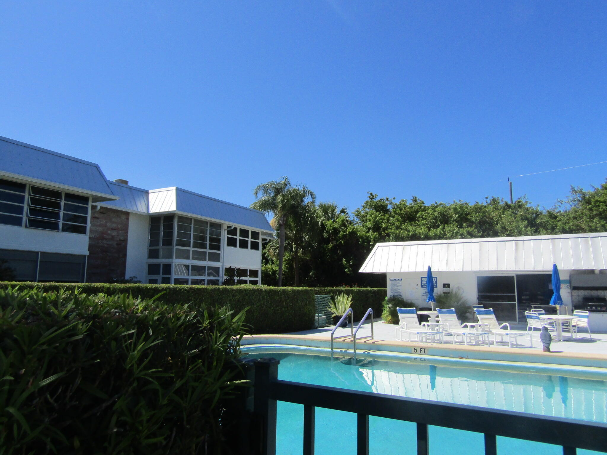 2929 Southeast Ocean Boulevard, Unit 7 Stuart, FL 34996 - Photo 16 of 17 unit overlooks the pool