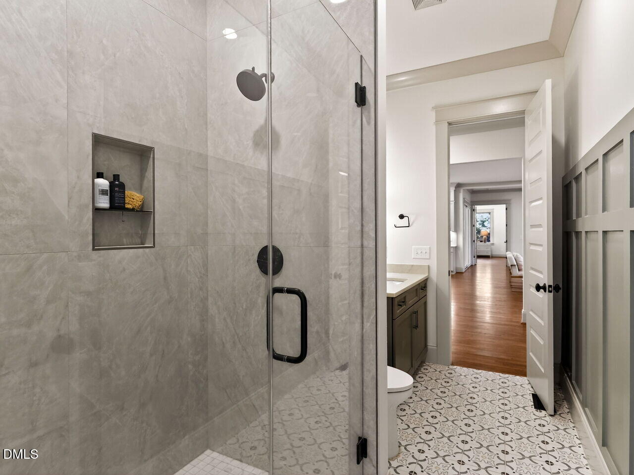 504 Tilden Street Raleigh, NC 27605 - Photo 20 of 58 a bathroom with a shower