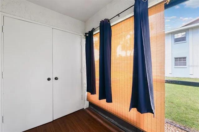 a view of front door and porch