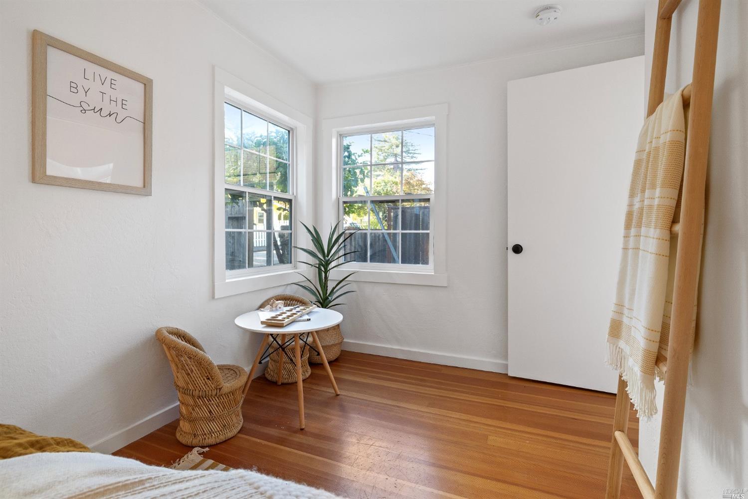 27 Laurel Avenue San Anselmo, CA 94960 - Photo 21 of 52 a view of a room with furniture wooden floor and a window