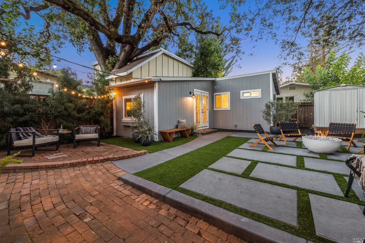 27 Laurel Avenue San Anselmo, CA 94960 - Photo 36 of 52 a view of a house with backyard porch and sitting area