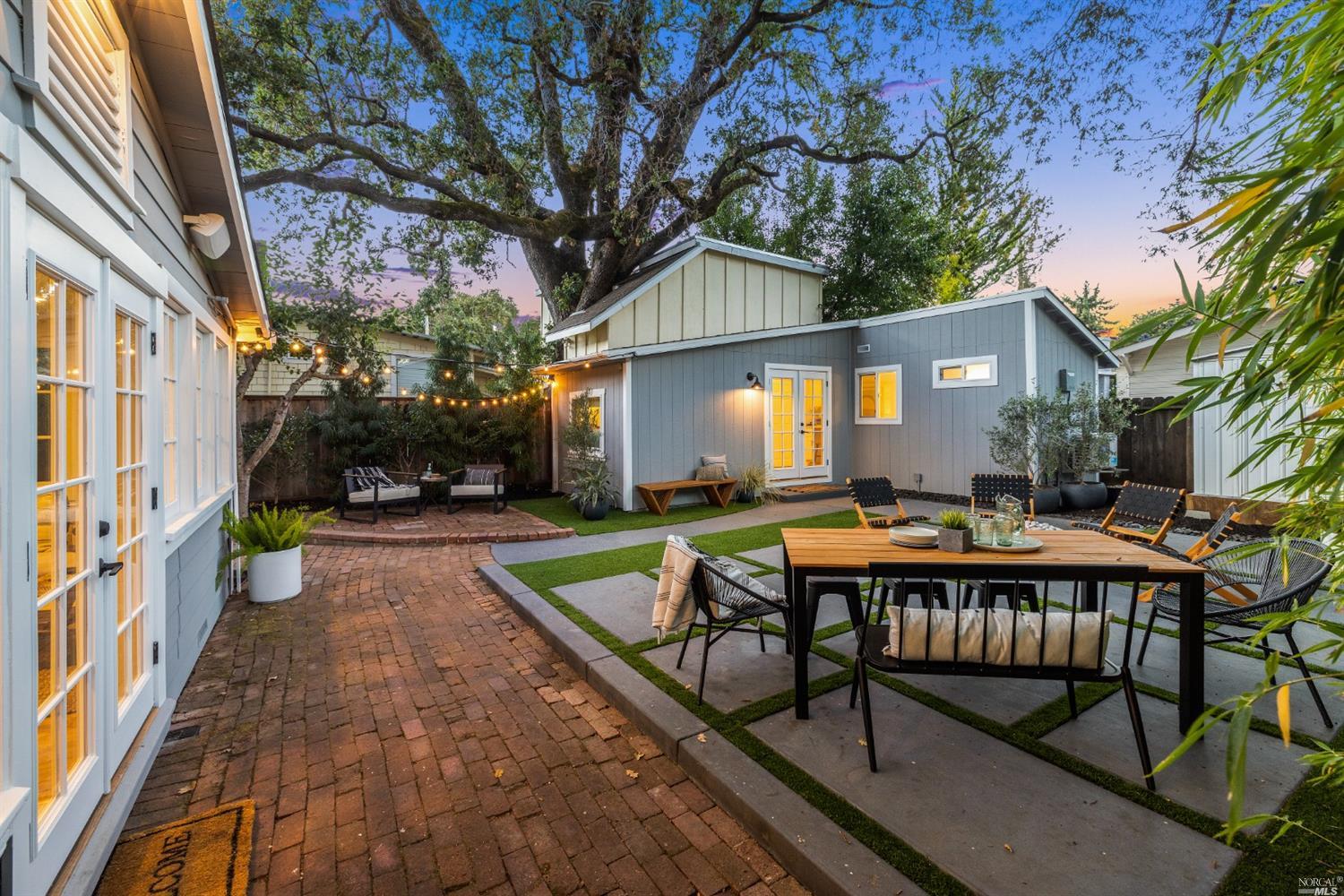 27 Laurel Avenue San Anselmo, CA 94960 - Photo 38 of 52 a view of a house with backyard and sitting area
