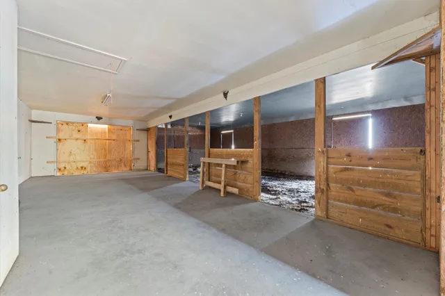 a room with furniture and a window