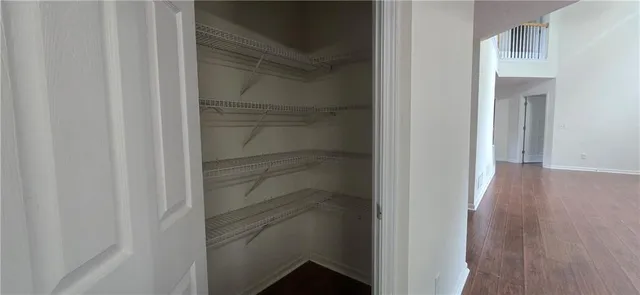 a view of walk in closet