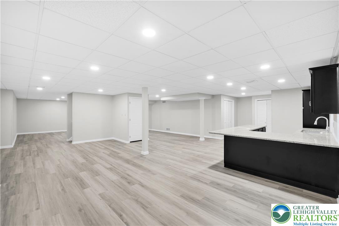 3685 Manor Road Bethlehem, PA 18020 - Photo 43 of 47 fully finished basement with wet bar area