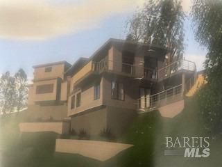 a view of a glass door of a house