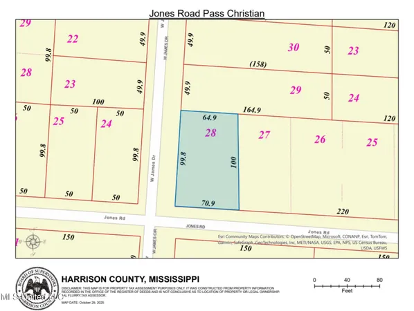 $14,500 | 0 Jones Road, Pass Christian, MS 39571