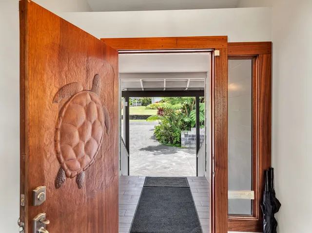 a view of a entryway