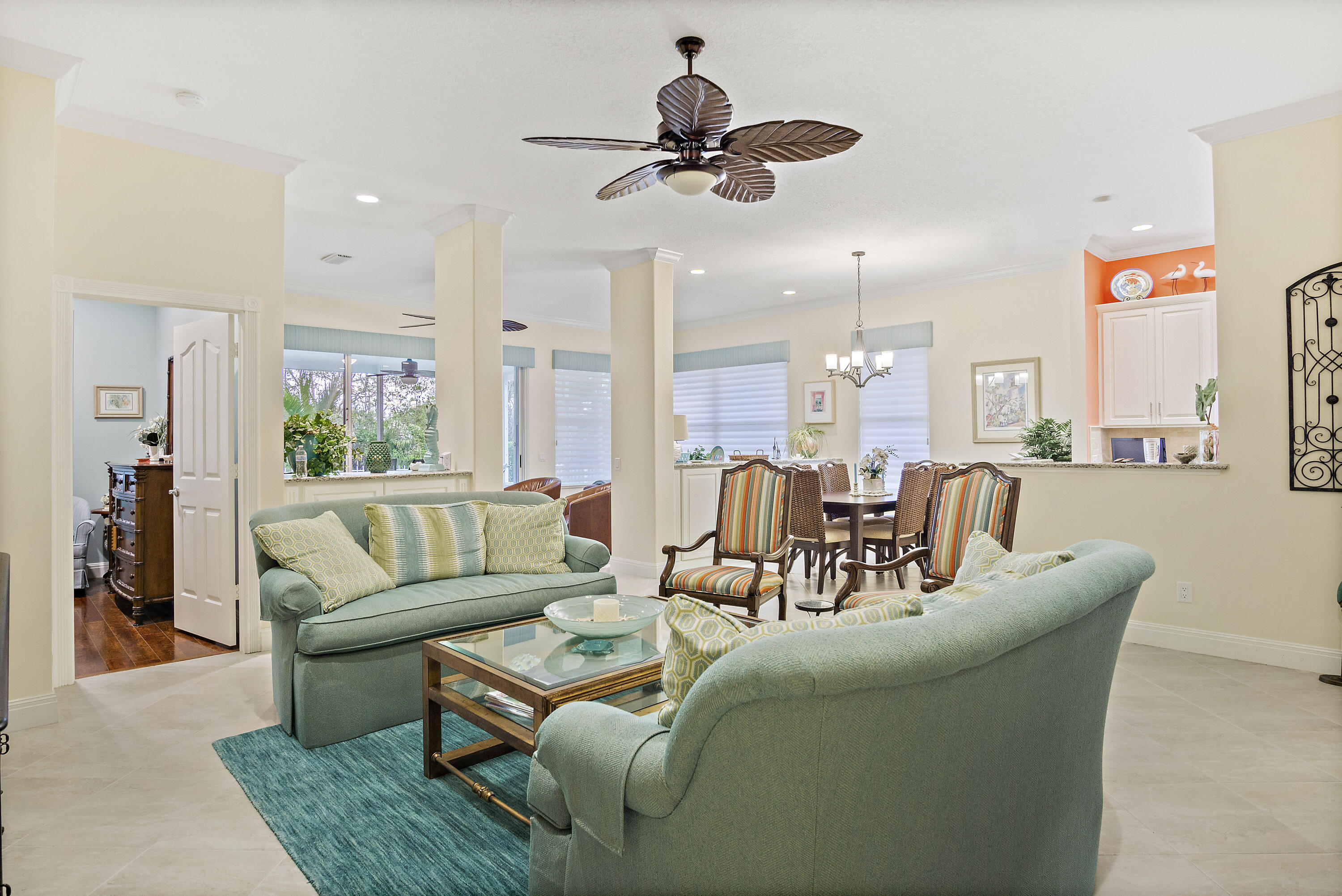 5058 Southeast Inkwood Way Hobe Sound, FL 33455 - Photo 8 of 36 a living room with furniture