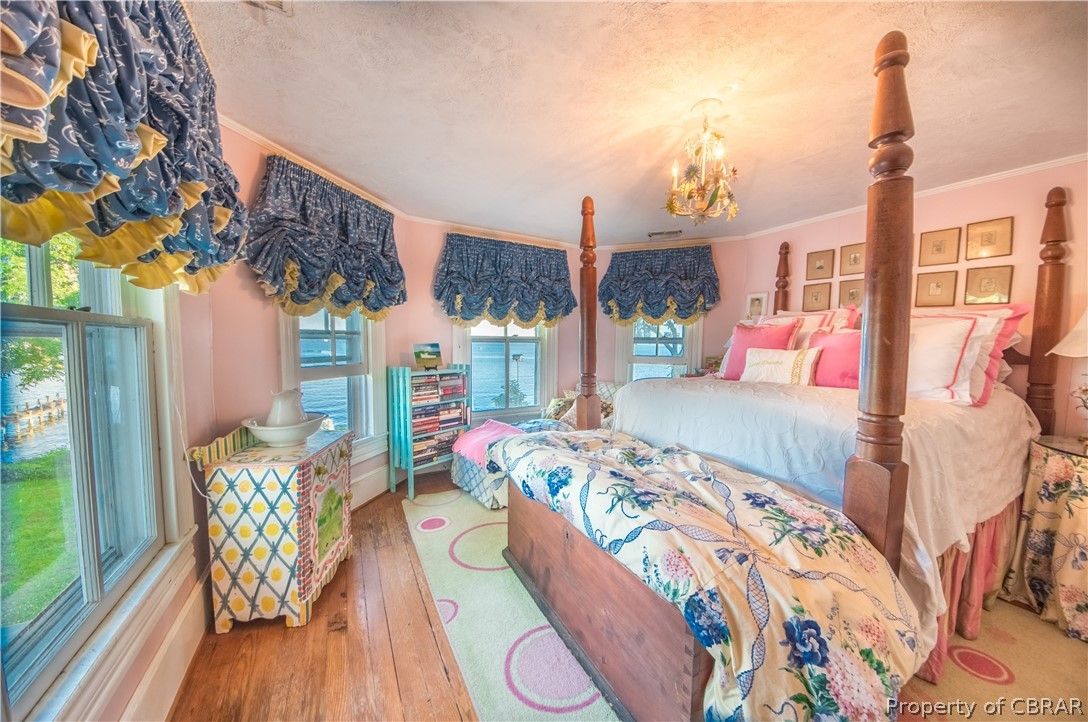 496 Jackson Creek Road Deltaville, VA 23043 - Photo 22 of 28 Master Bedroom with spectacular view.