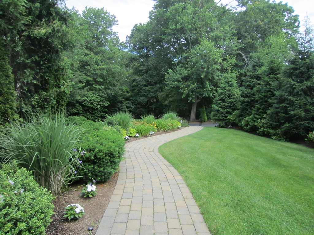 77 Cliff Road Wellesley, MA 02481 - Photo 26 of 29 a view of a garden with pathway