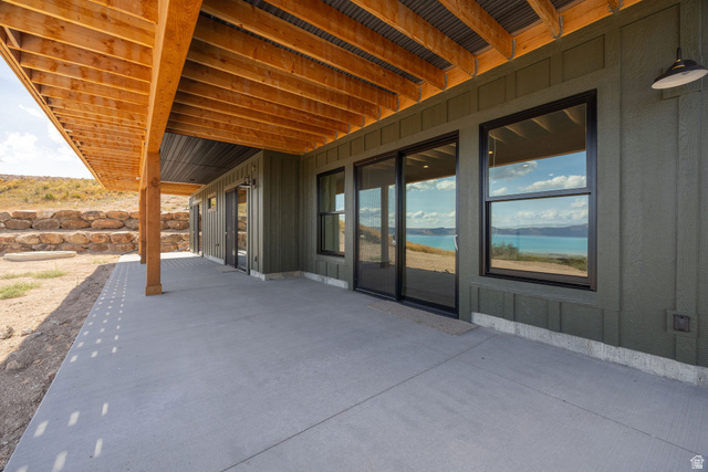 300 Knoll Loop, Unit 227 Fish Haven, ID 83287 - Photo 38 of 56 View of patio / terrace with a water view