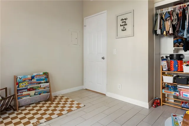 a view of a livingroom with toys