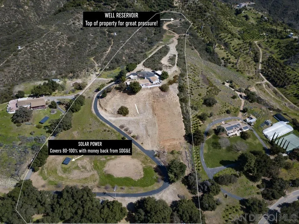 39325 De Luz Road Fallbrook, CA 92028 - Photo 2 of 25 an aerial view of residential house with outdoor space