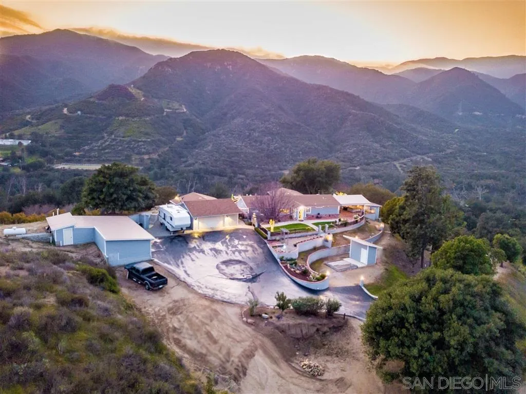 39325 De Luz Road Fallbrook, CA 92028 - Photo 25 of 25 an aerial view of a house with outdoor space