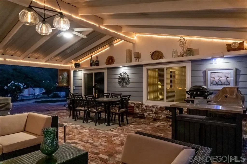 39325 De Luz Road Fallbrook, CA 92028 - Photo 6 of 25 a view of a dining room with furniture window and outside view