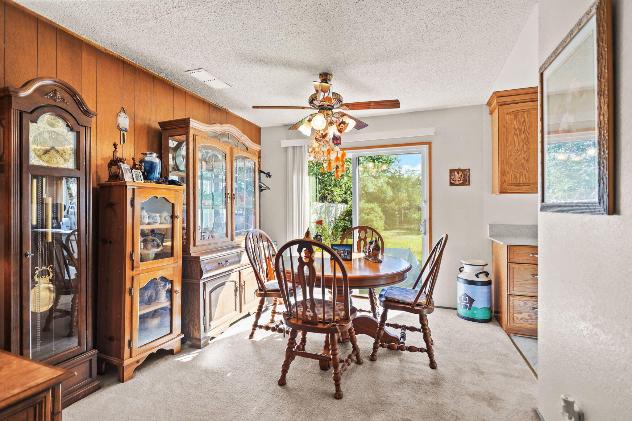 2631 Alfreda Way Redding, CA 96002 - Photo 4 of 16 a view of a dining room with furniture window and outside view
