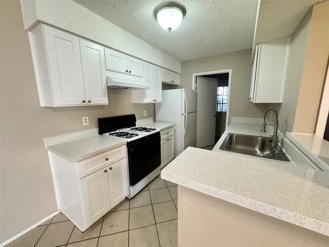 a kitchen with a sink a stove and refrigerator