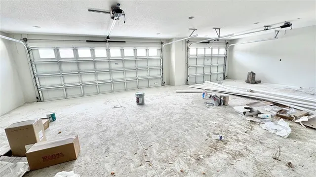 a bathroom with mirror and sink