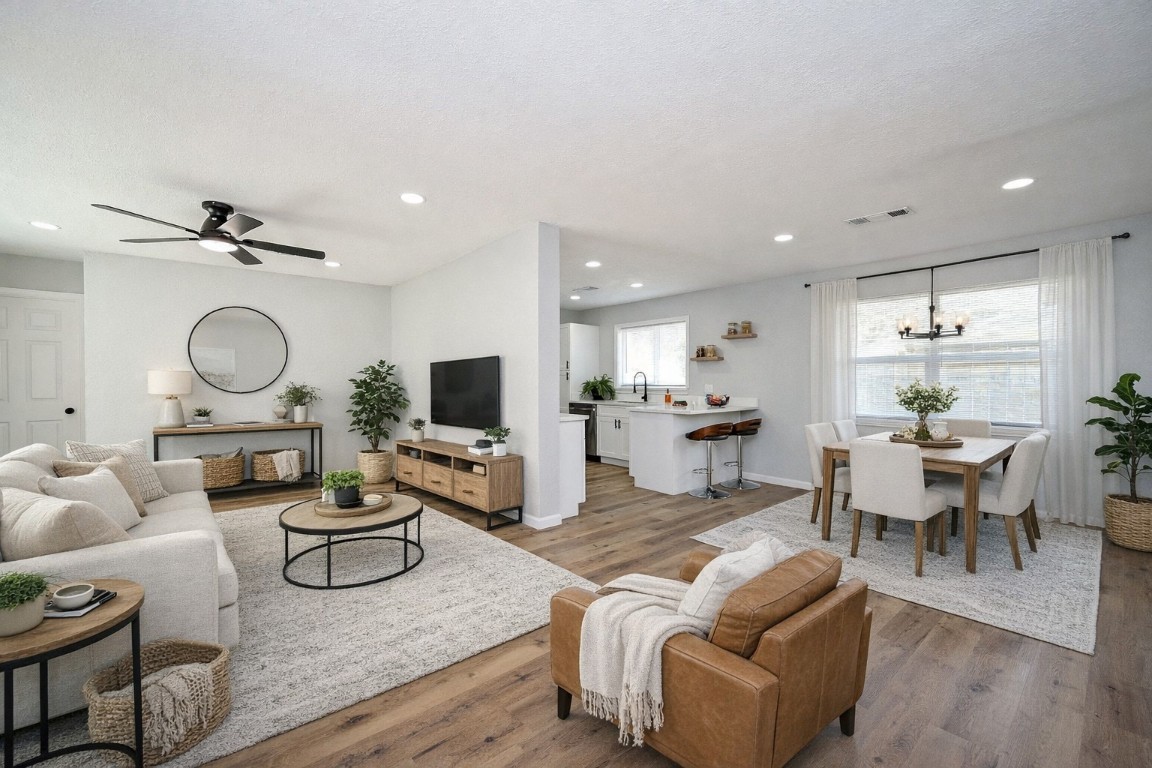 247 East Janisch Road Houston, TX 77022 - Photo 8 of 33 Staged Living Room