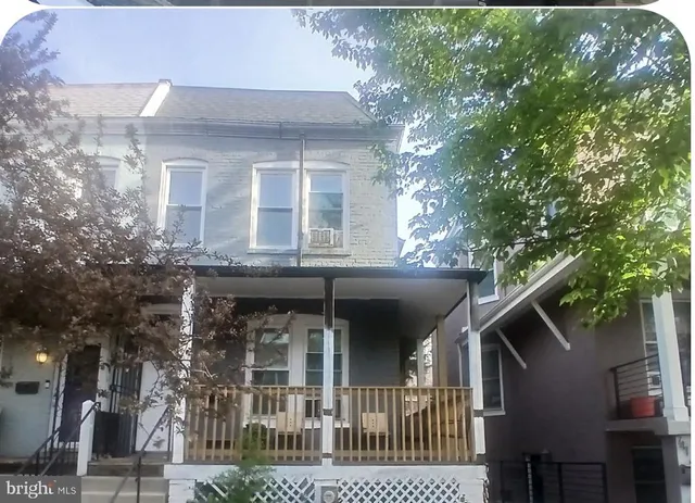 front view of a house with a porch