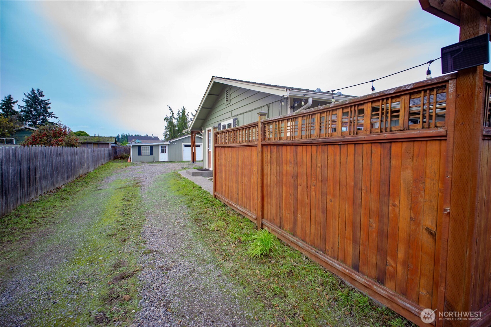 151 Valley View Drive Sequim, WA 98382 - Photo 19 of 40 a view of a backyard with a garden