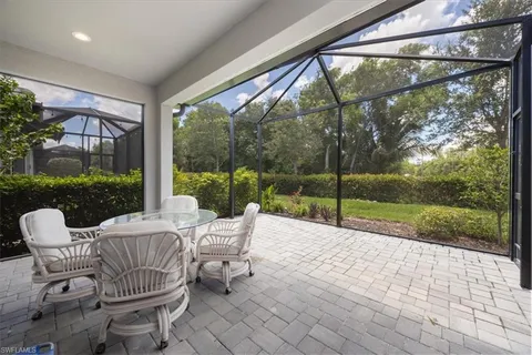 a view of outdoor space with sitting area