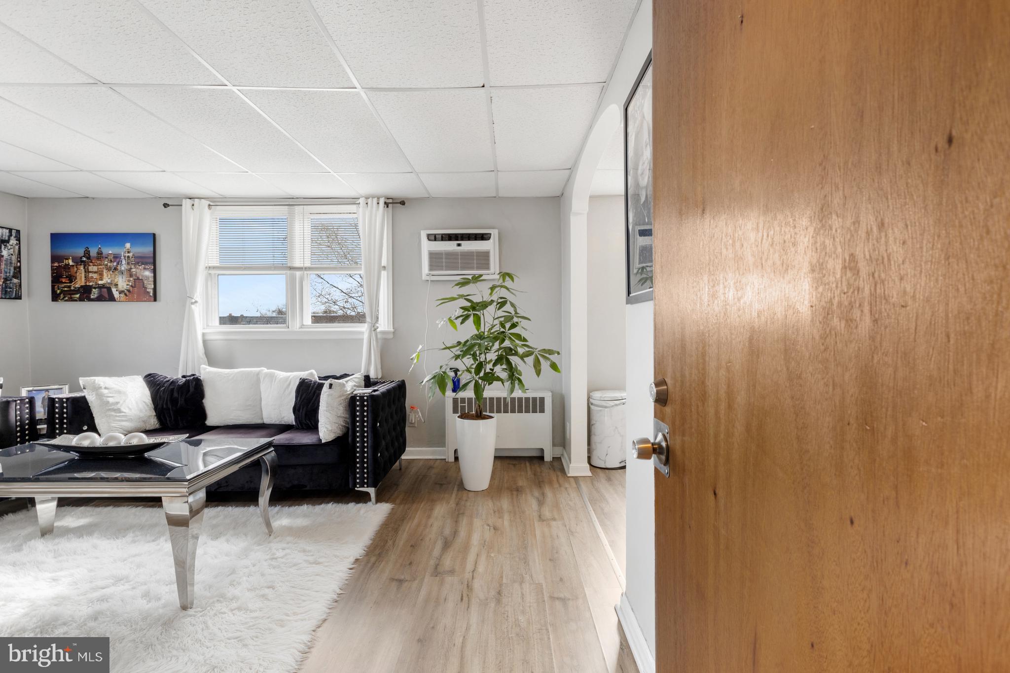 6136 Hawthorne Street Philadelphia, PA 19135 - Photo 16 of 38 a living room with furniture and a potted plant