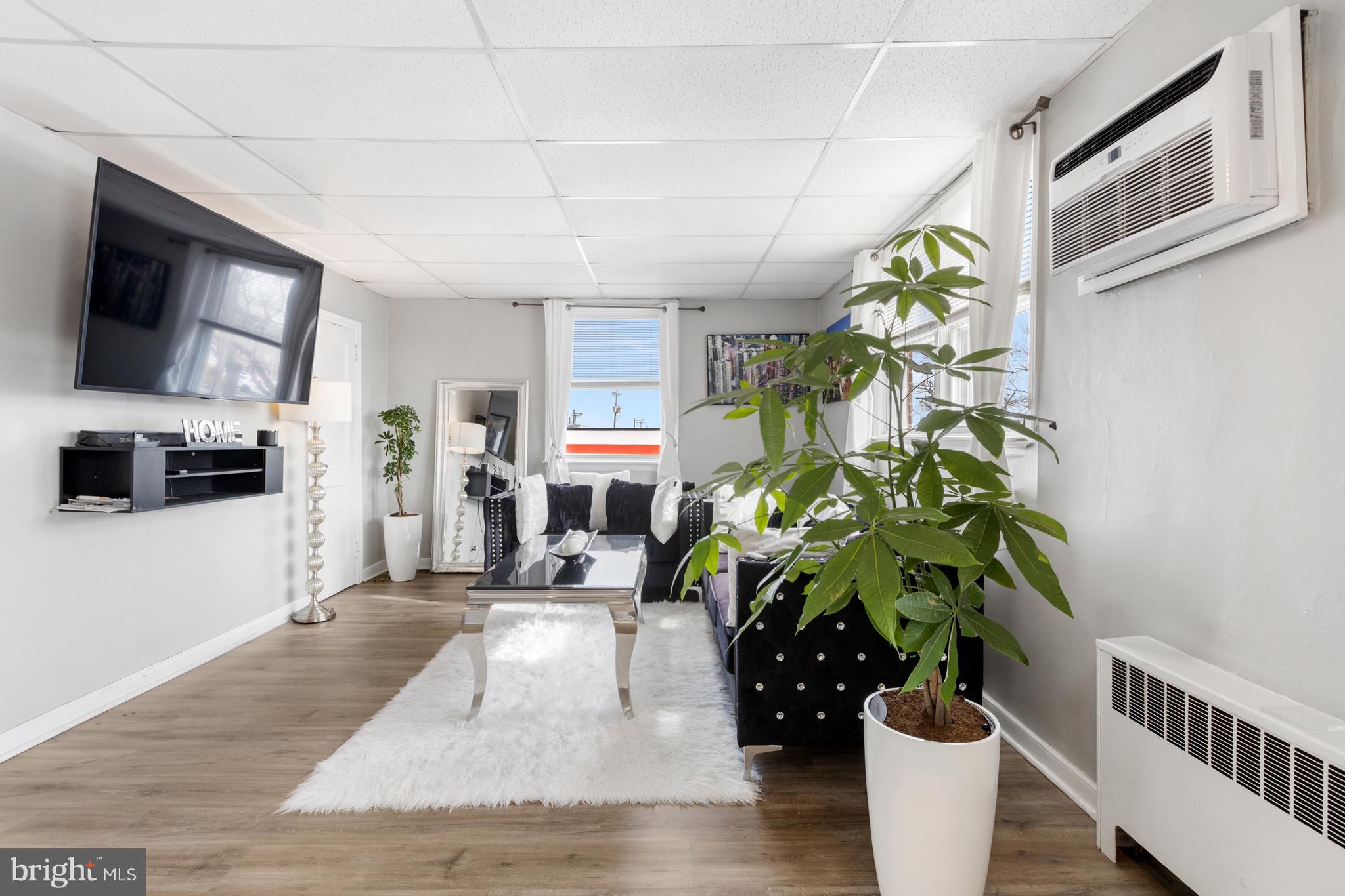 6136 Hawthorne Street Philadelphia, PA 19135 - Photo 19 of 38 a living room with furniture and a potted plant