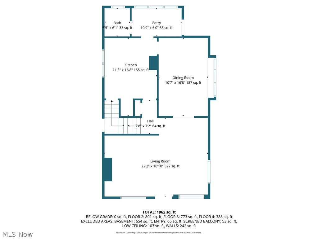 1677 Carlyon Road East Cleveland, OH 44112 - Photo 40 of 41 View of home floor plan