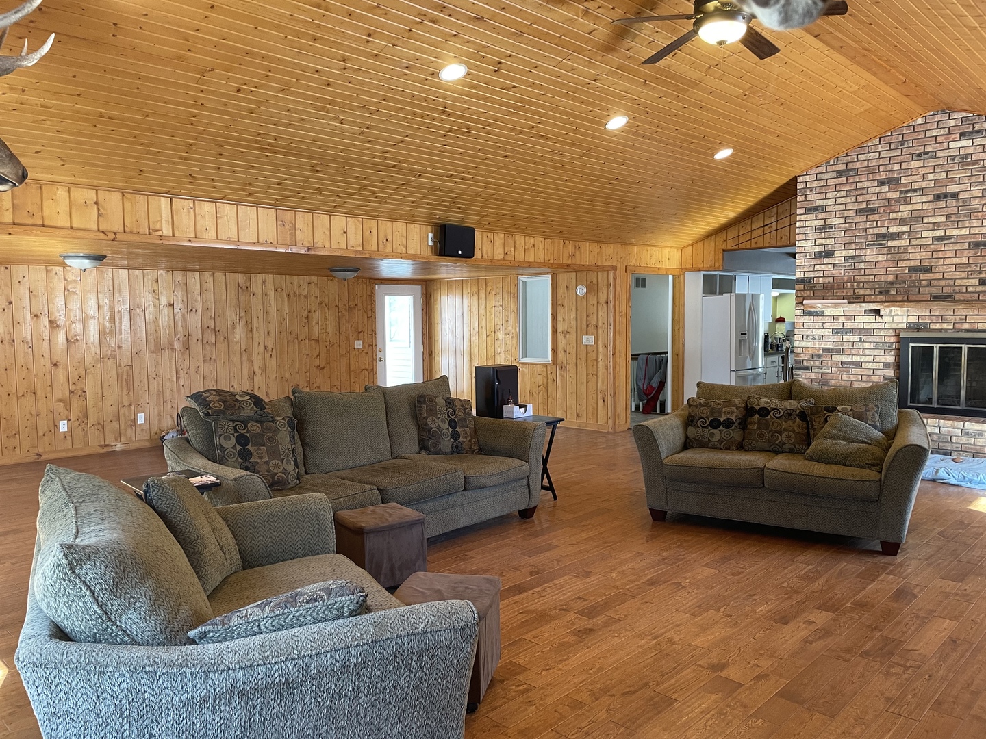 5650 West Bluff Road Morris, IL 60450 - Photo 16 of 53 a living room with furniture and a flat screen tv