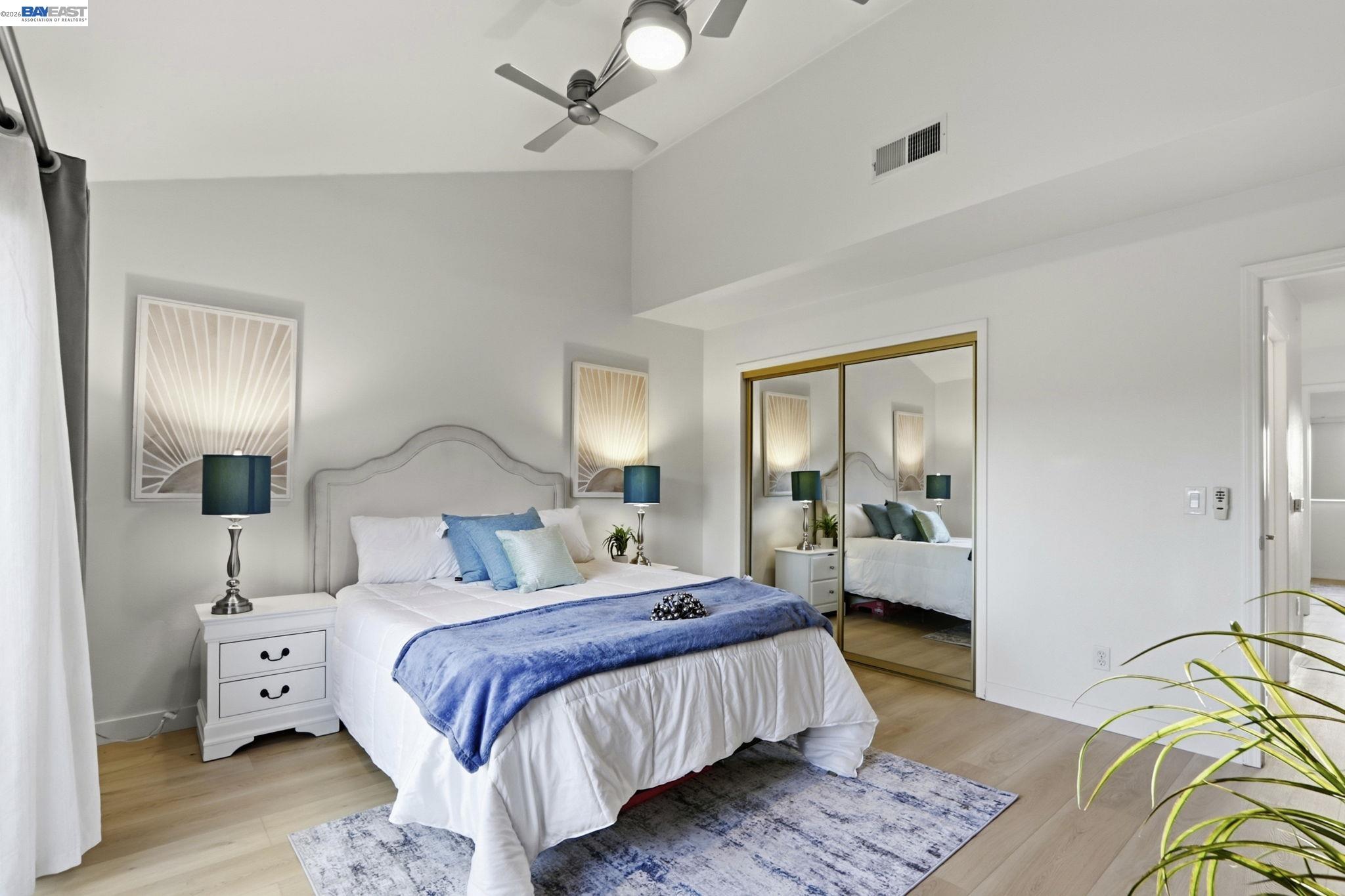 60 Jacklin Place Milpitas, CA 95035 - Photo 24 of 45 a bedroom with a bed and a couch