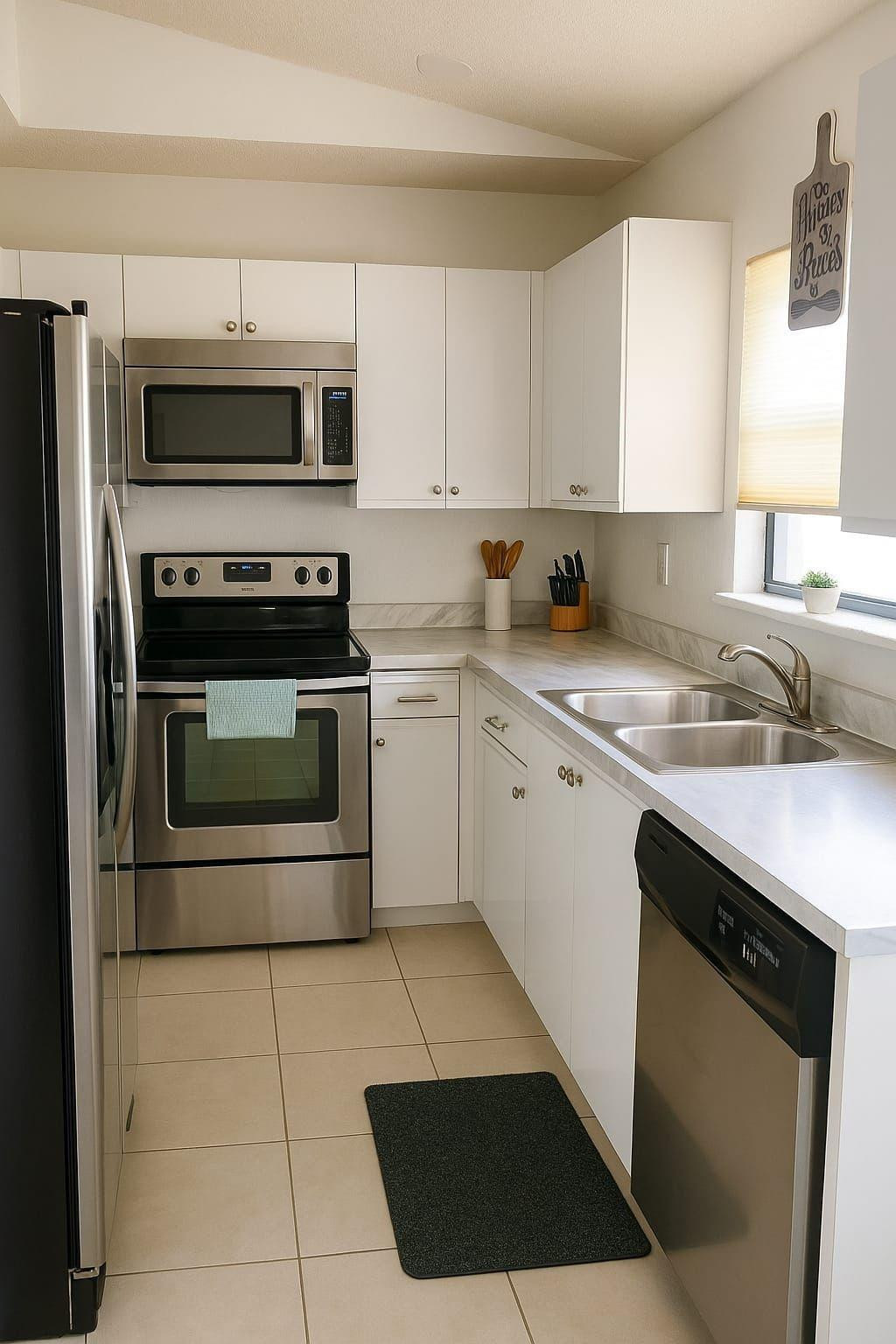 3539 Inverrary Boulevard West Lauderhill, FL 33319 - Photo 4 of 33 a kitchen with a stove microwave and sink