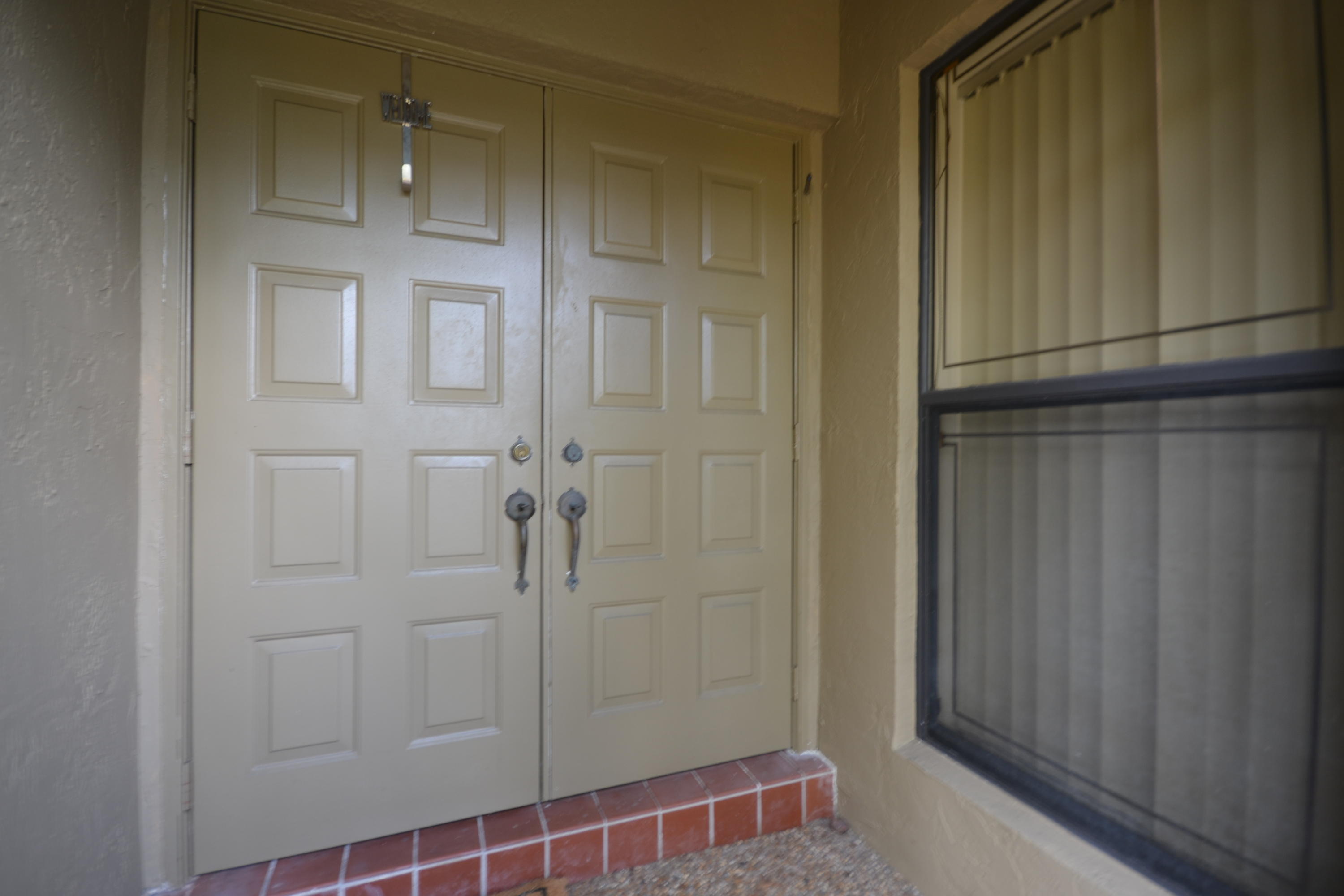 Double Door Entrance