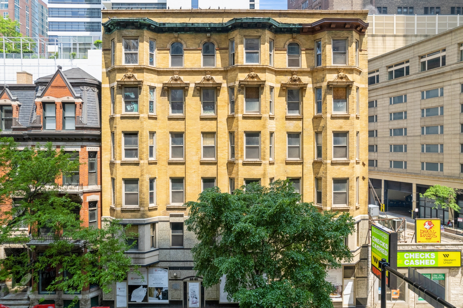 front view of a building