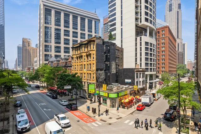 a view of building with an outdoor space