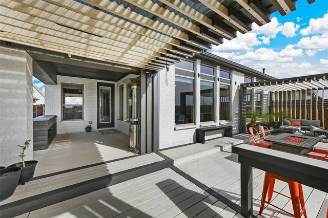 a lobby with furniture and window
