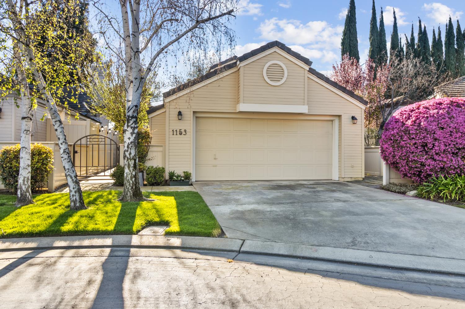 1153 Copper Lantern Court Modesto, CA 95355 - Photo 1 of 37 a view of swimming pool with a yard and large tree
