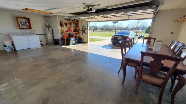 a view of a park with swings