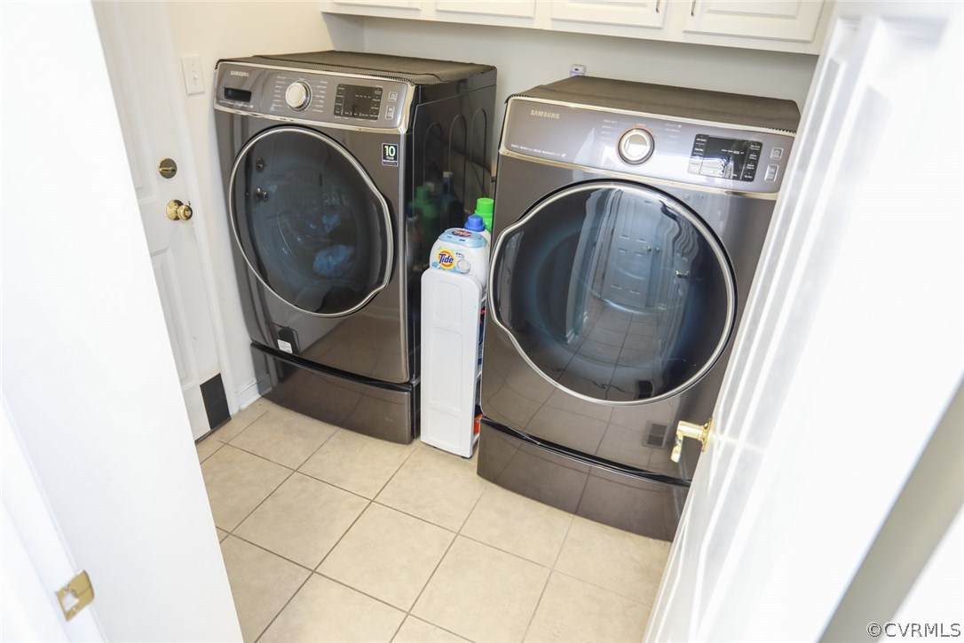 3006 Burley Ridge Terrace Chester, VA 23831 - Photo 28 of 37 a utility room with dryer and washer