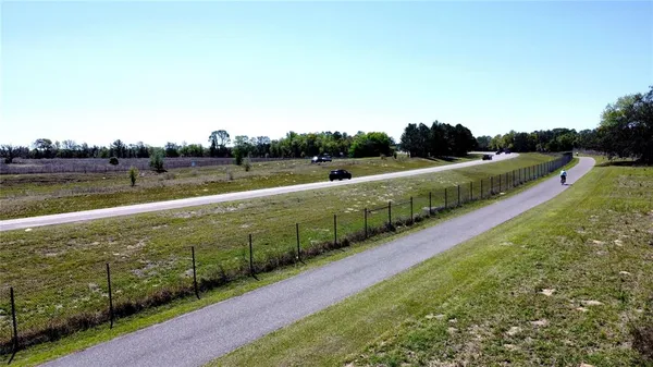 a view of a lake with houses