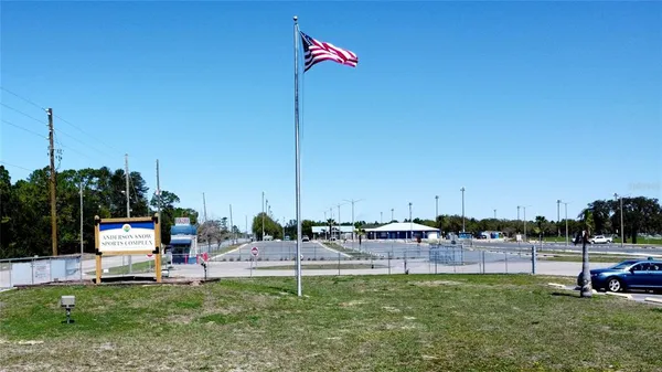 a park view with a sitting space