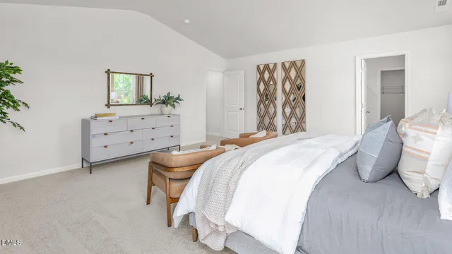 a bathroom with a double vanity sink and mirror